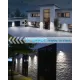 118 LED Solar Outdoor Lights 3 Lighting Modes Solar Motion Sensor Security 