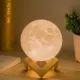 3D Moon Lamp LED Luna Night Light USB Charge Kids Dimmable Rechargeable 13-20CM