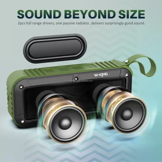 W-King S20 Shockproof Waterproof Bluetooth Wireless Speaker With Microphone