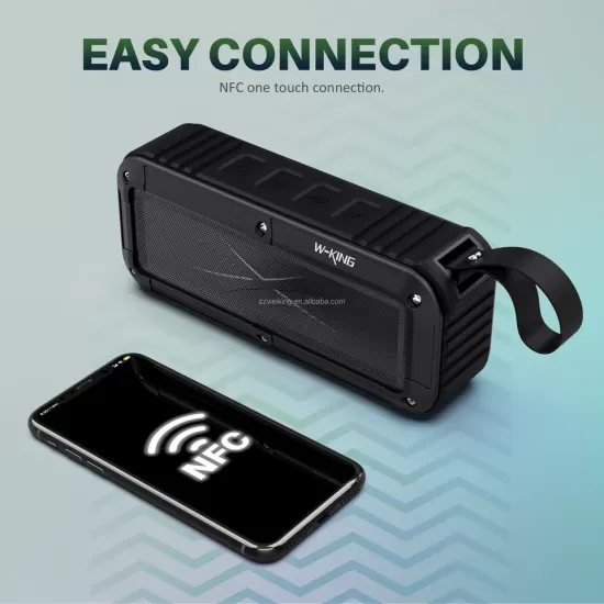 W-King S20 Shockproof Waterproof Bluetooth Wireless Speaker With Microphone