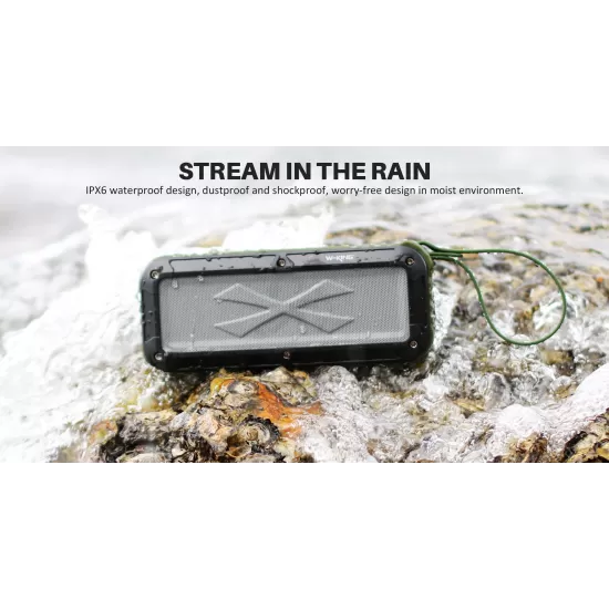 W-King S20 Shockproof Waterproof Bluetooth Wireless Speaker With Microphone