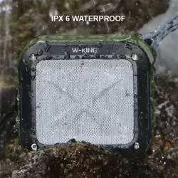 W-King S7 Shockproof Waterproof Bluetooth Wireless Speaker With Microphone