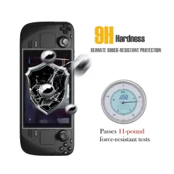 2pcs Hand Held Console Screen Protector Tempered Glass for Steam Deck OLED 7.4"