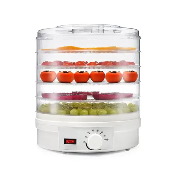 Electric Food Dehydrator 350w with 5 Removable Trays for Healthy & Natural Snacks