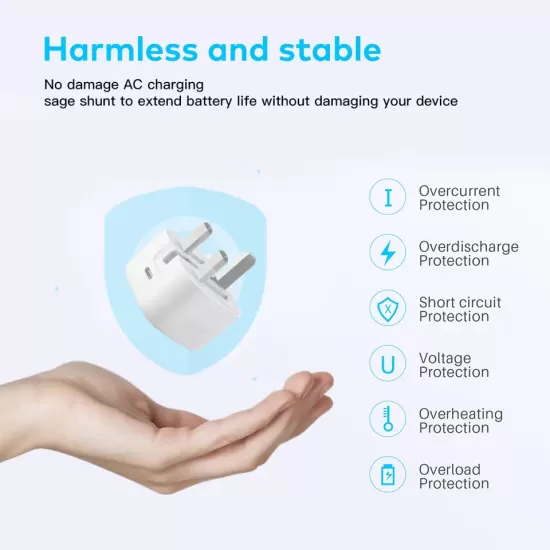 20W Foldable Plug PD Fast Charger  
