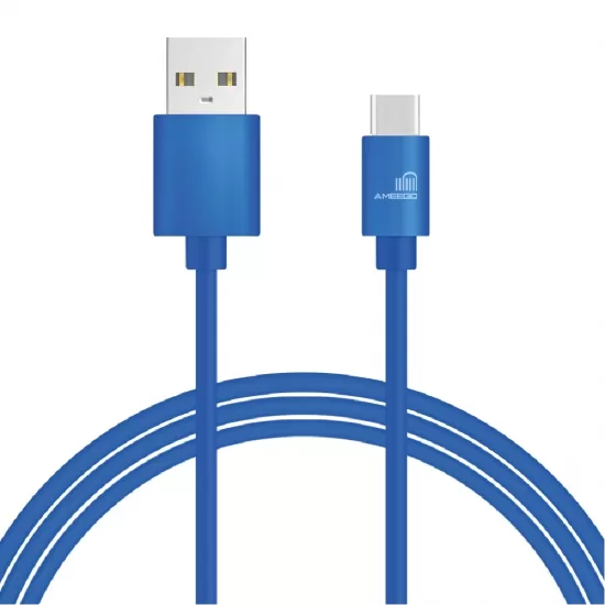  Premium 2.1A Fast Charging USB Data Cable for Type-C Connector Wire Long 1M 2M 3M in 8 Colours  