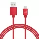  Premium 2.1A Fast Charging USB Data Cable for Type-C Connector Wire Long 1M 2M 3M in 8 Colours  