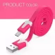 Flat Noodle Micro USB Data Cable 1m