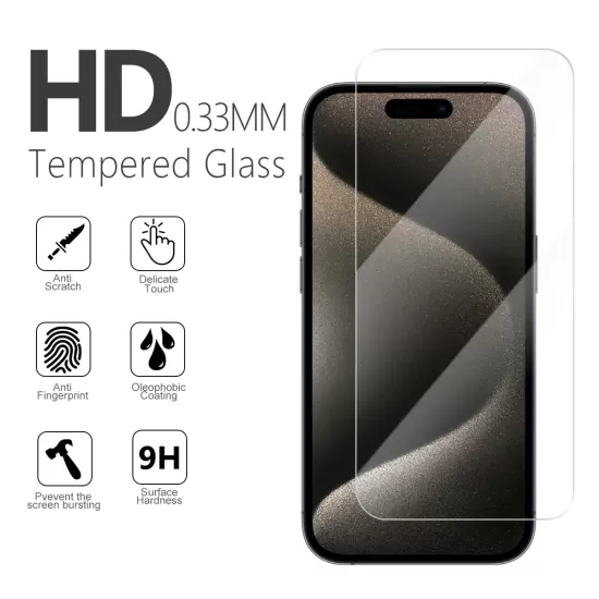 Tempered Glass for iPhone Models 2.5D