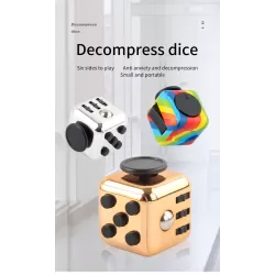 Fidget Cube Spinner Stress Relieving Sensory Finger Toy For Anxiety ADHD Autism 