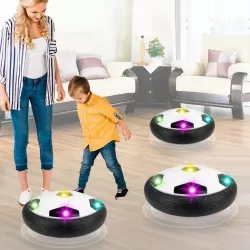 Hover Soccer Ball for Boys Girls Air Floating Football Ball and Foam Bumper with LED Lights