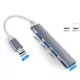 4 Port Type-C or USB-A Hub