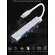 4 Port Type-C or USB-A Hub